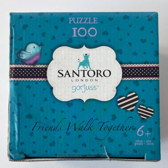 5 COLLECTABLE PUZZLES - SANTORO London GORJUSS -100 pieces each - Picture 7 of 15